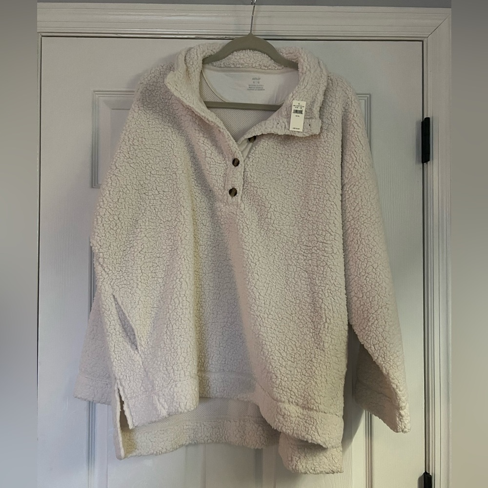 Aerie nwt Sherpa pullover